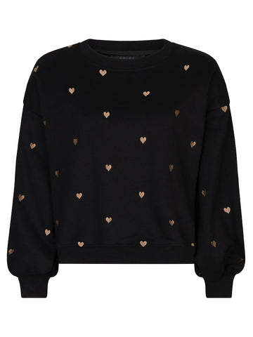 Sweater Hearts - Black/Gold