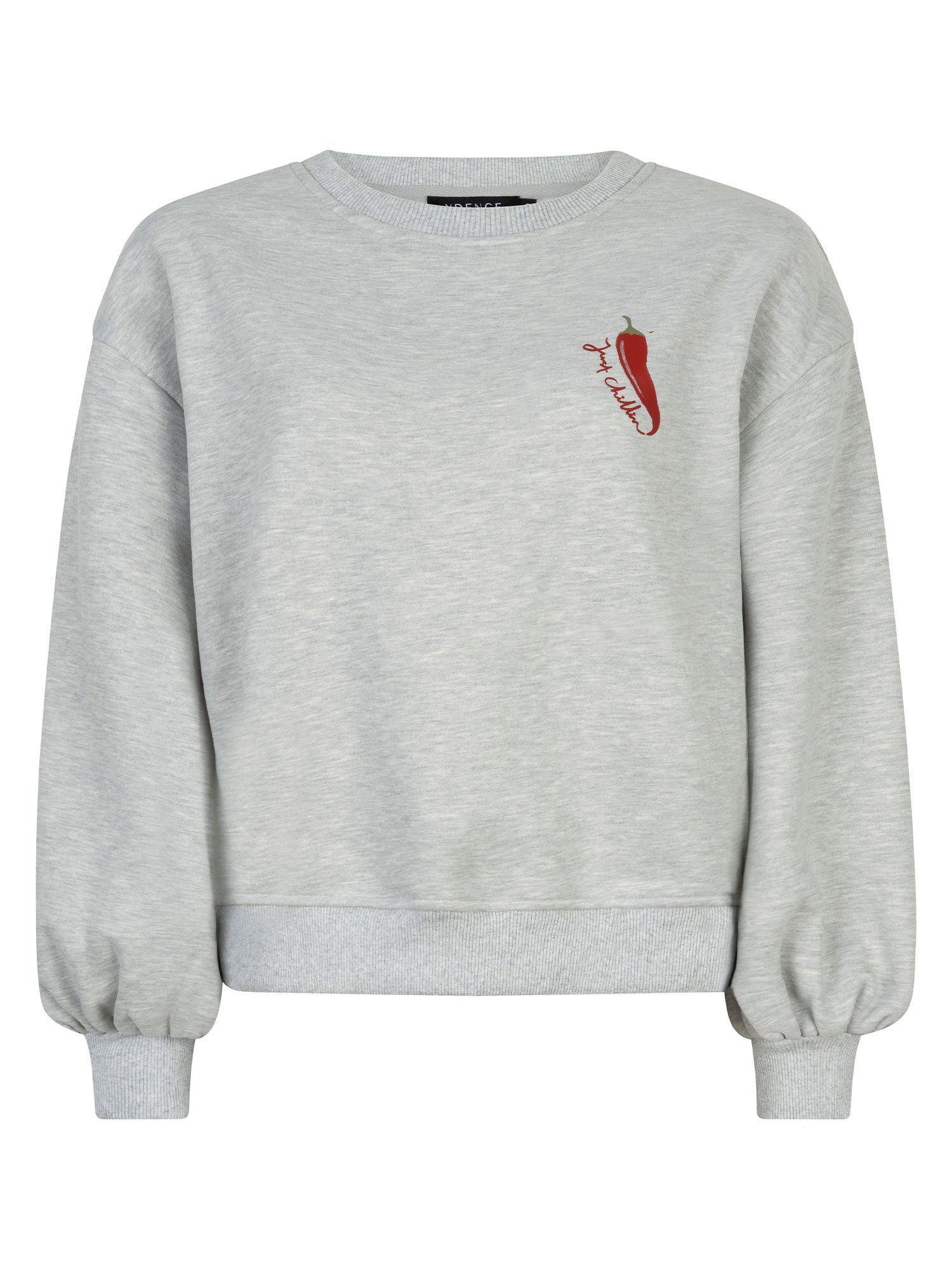 Sweater Just chillin - Grey melange