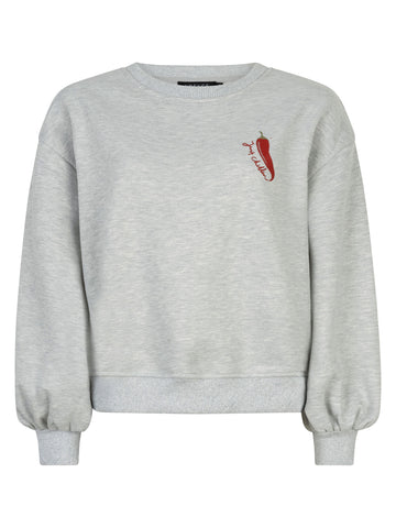 Sweater Just chillin - Grey melange