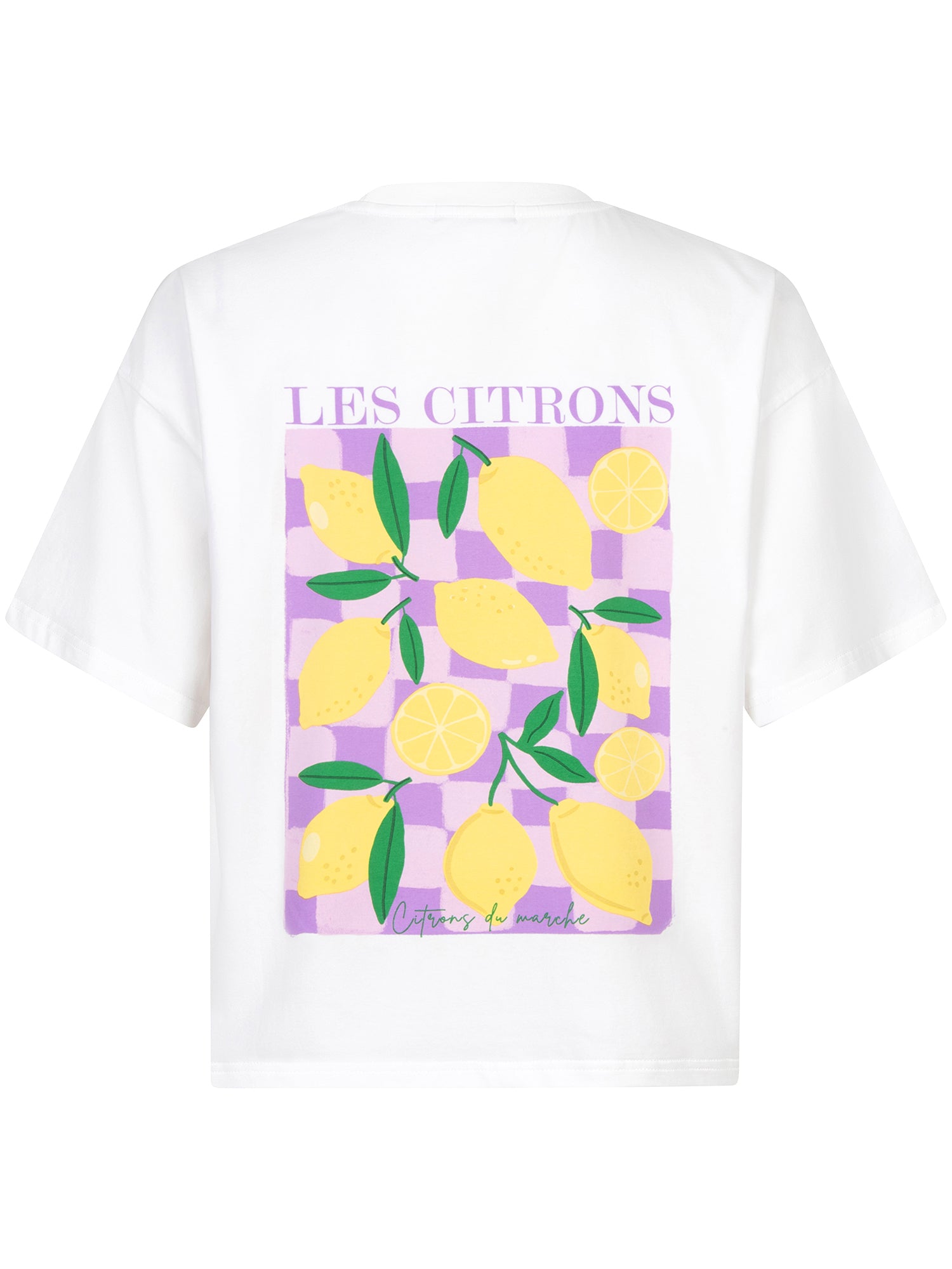 T-shirt Les Citrons - lilac/yellow