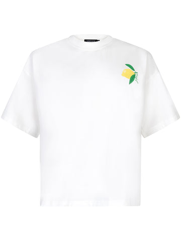 T-shirt Les Citrons - lilac/yellow