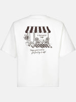 T-shirt Ydence cafe - off white