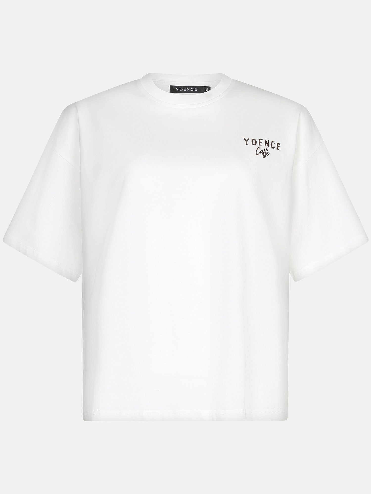 T-shirt Ydence cafe - off white