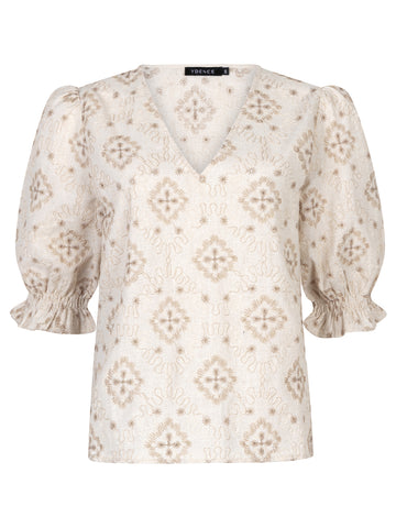 Top Minthe - ecru/beige