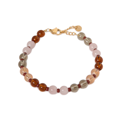 Truffle punch bracelet gold