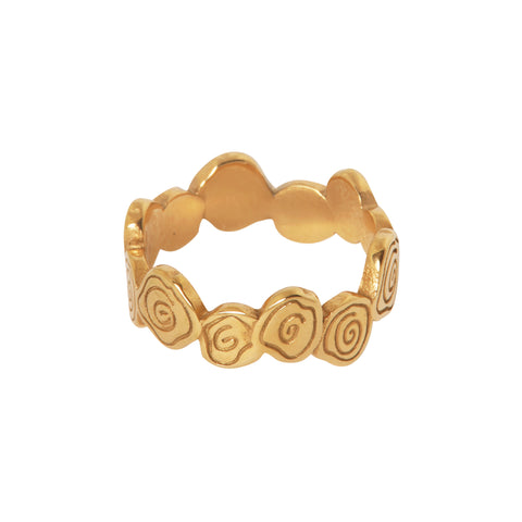 Twirl ring gold