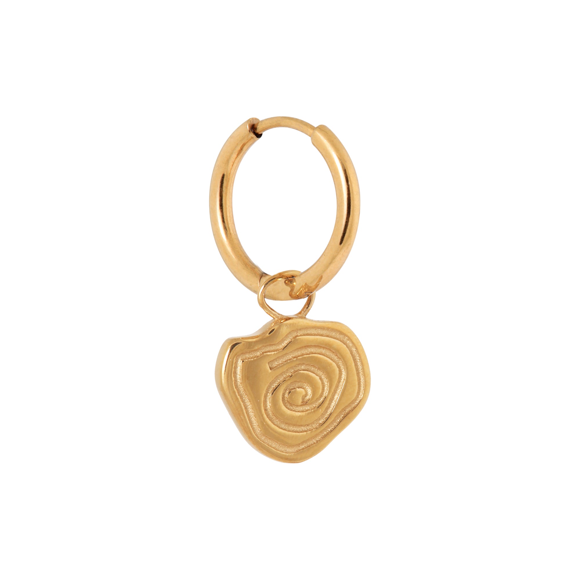 Twirl hoop gold