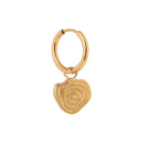 Twirl hoop gold
