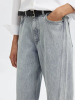 Slfwide rosa - kori hw twisted jeans