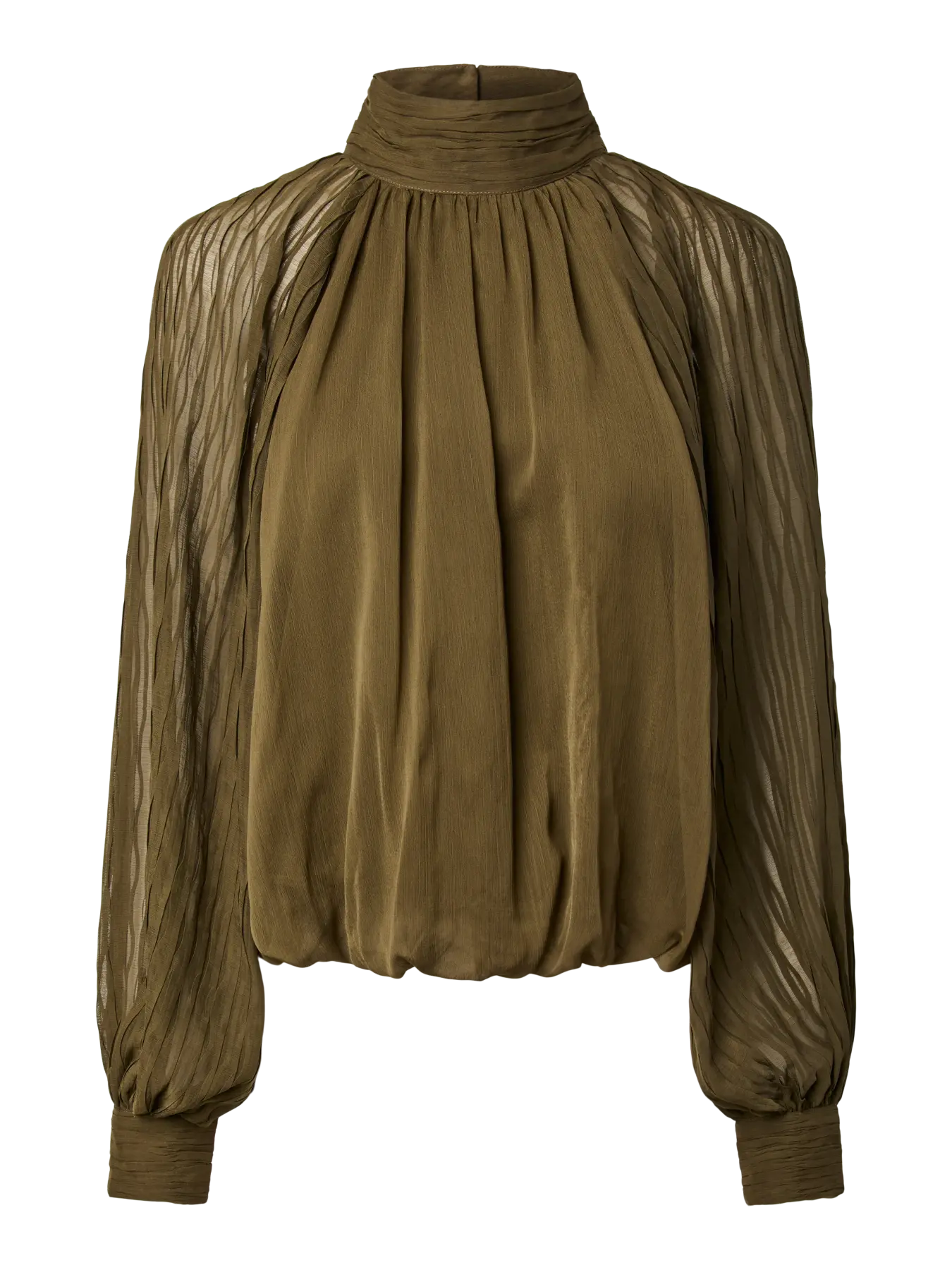 Yasolera ls top - dark olive