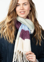 Eluzabeth Scarf - Aubergine