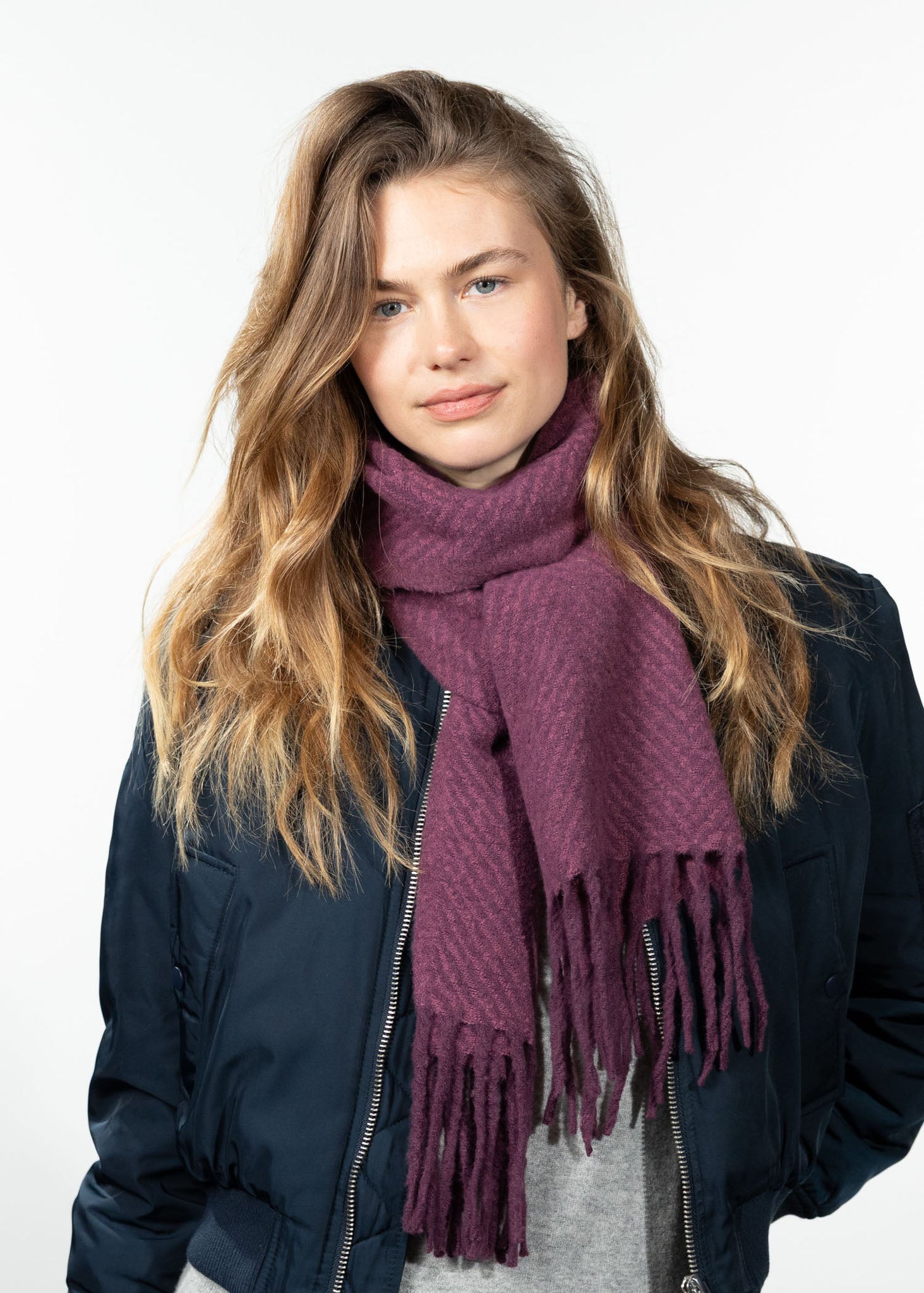 Josephyna scarf - Aubergine