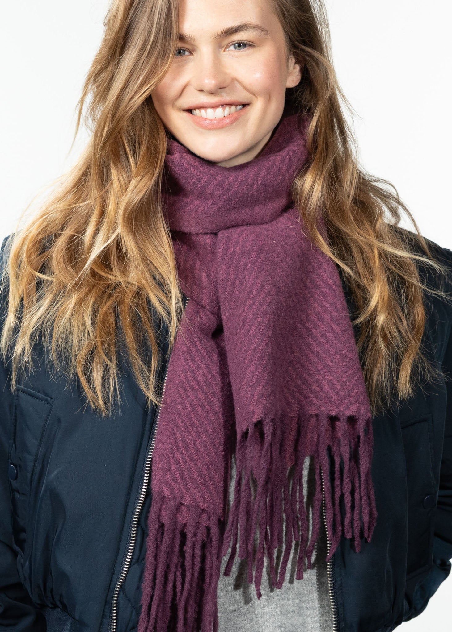 Josephyna scarf - Aubergine