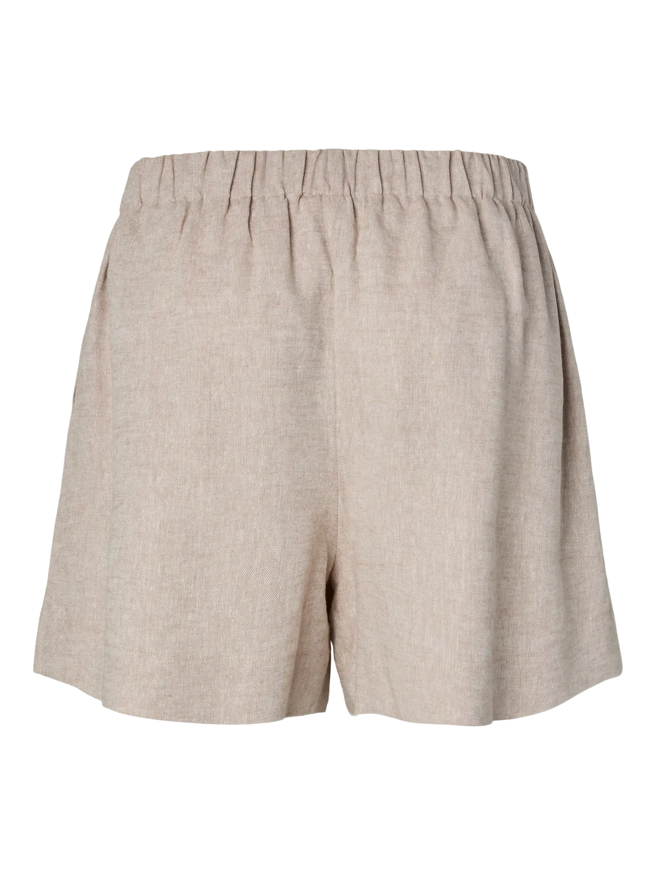 Yasusuma hw linen blend shorts - white pepper