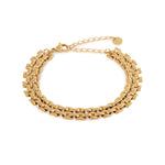 Watch me bracelet gold