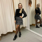 YASDOTME LS KNIT PULLOVER S. -  BLACK