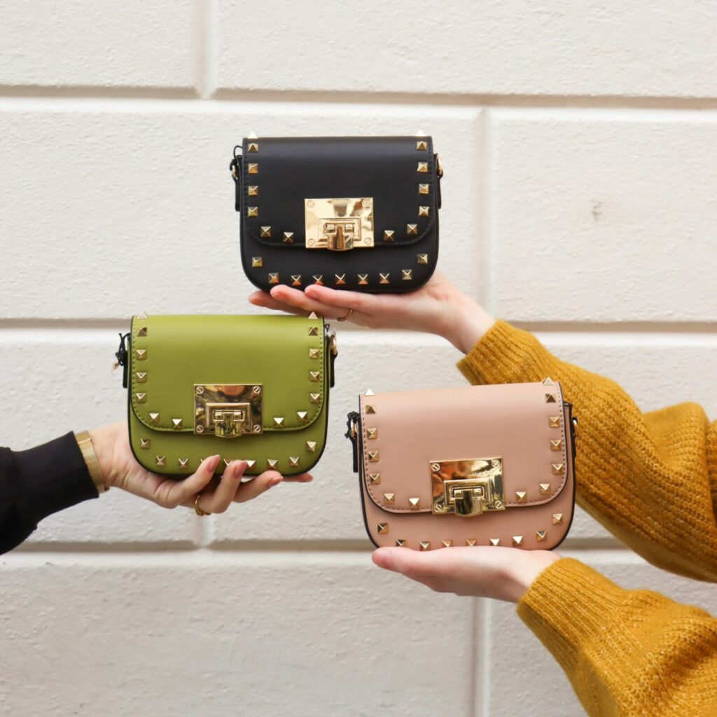 Ydby small crossbody - leaf/gold
