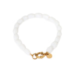 White glow bracelet gold