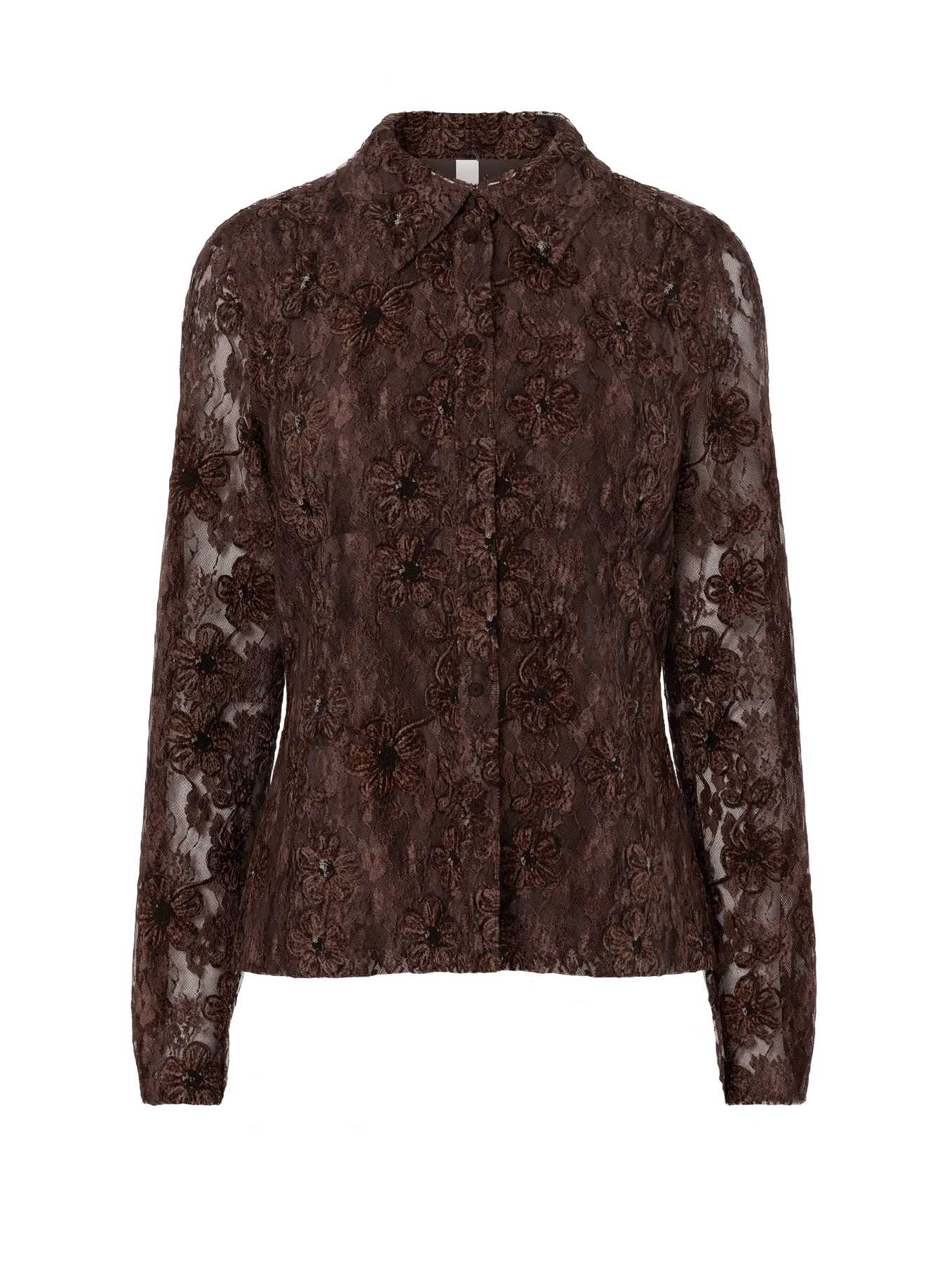 Yasalmina ls shirt - Coffee bean