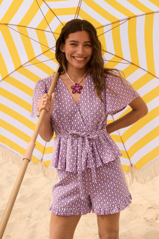 Short Larissa - lilac