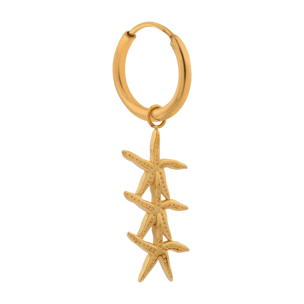 Single You're my seastar hoop gold