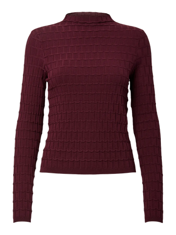 Yastrixo ls knit pullover - Port royale