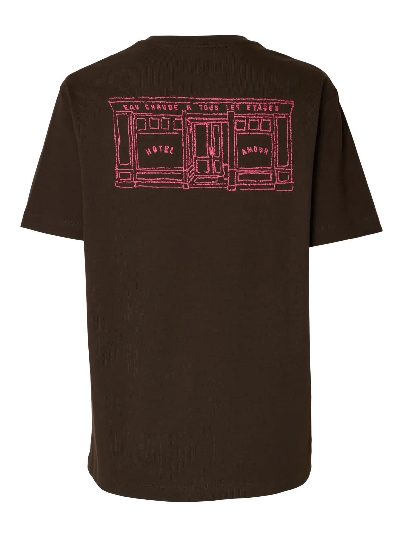 Slfrelaxed brook ss hotel amour tee - delicioso