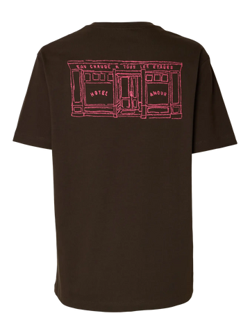 Slfrelaxed brook ss hotel amour tee - delicioso