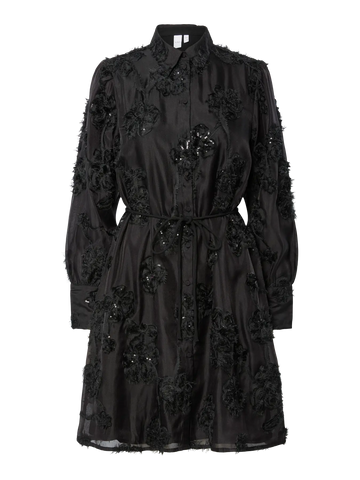 Yasfrima ls dress - black