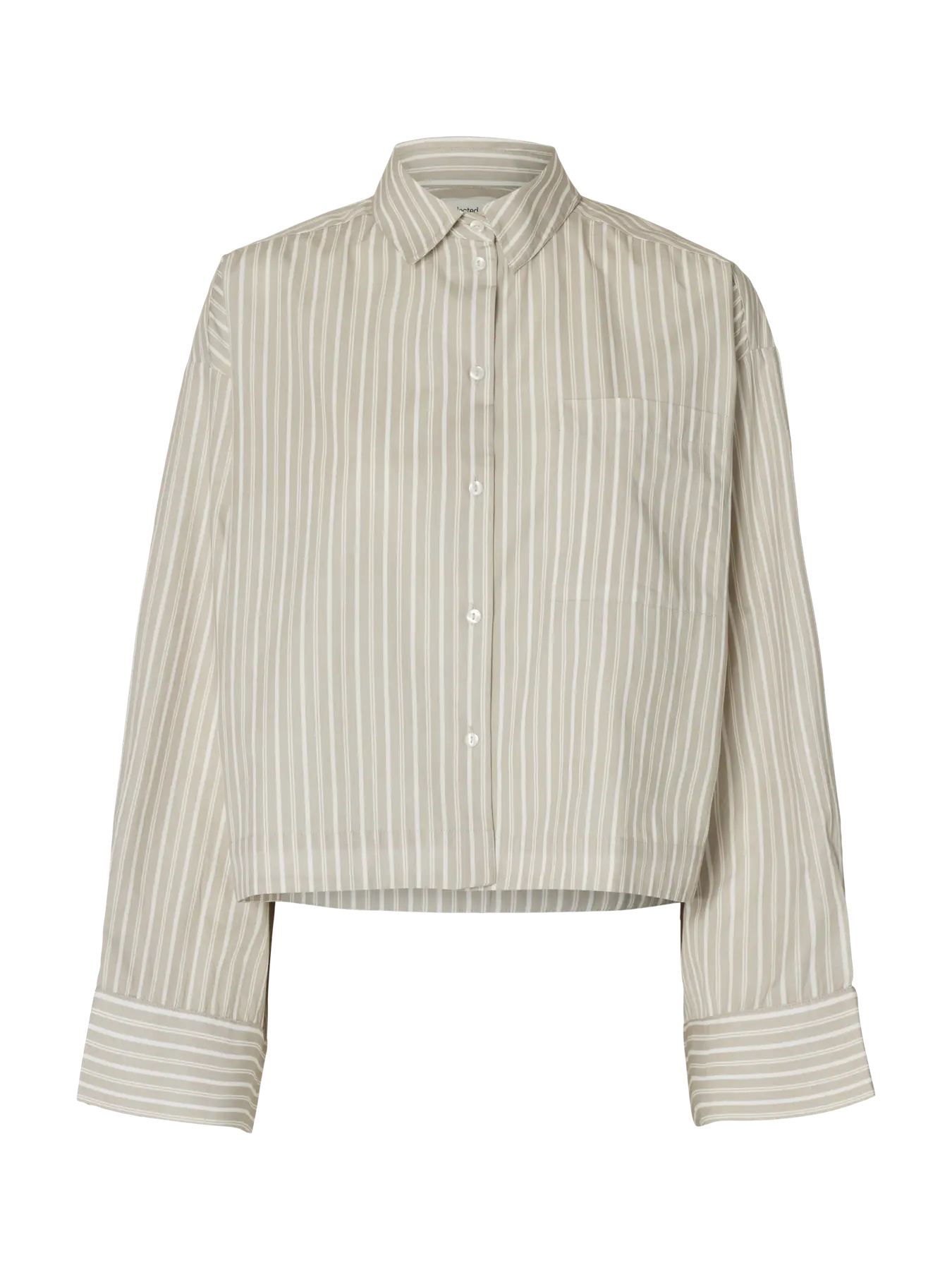 Slwastha ls cropped blouse - Pure Cashmere