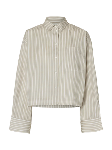 Slwastha ls cropped blouse - Pure Cashmere