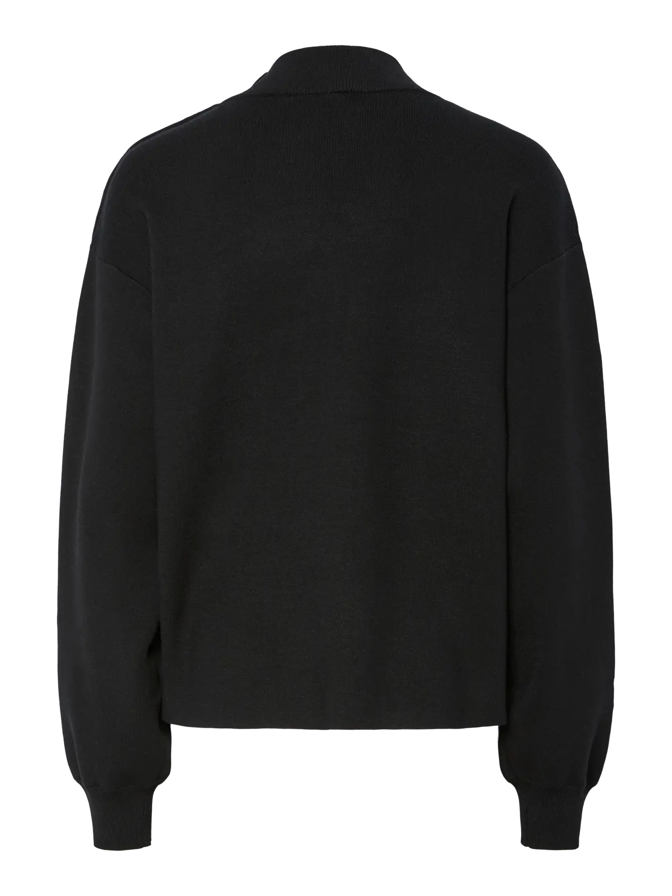 Yashama ls pearl knit pullover - black