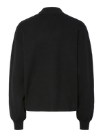Yashama ls pearl knit pullover - black