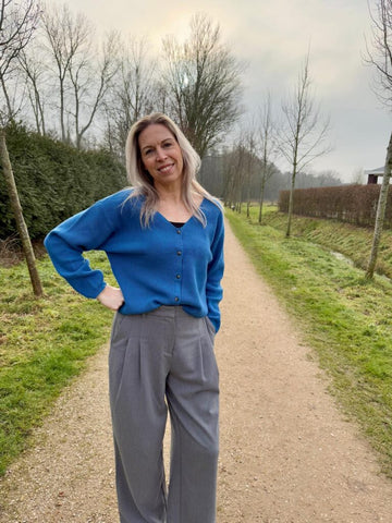 MSCHKLAKA cardigan -vallarta blue