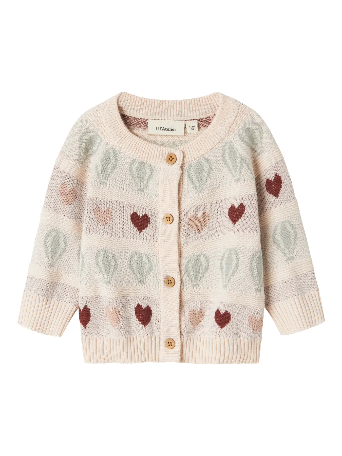 Nbflamai kny ls knit card lil