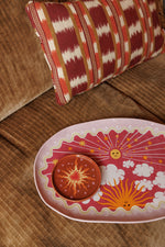 Large Oval Plate Sun