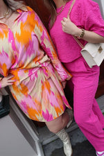 Wrap skirt Estelle - pink