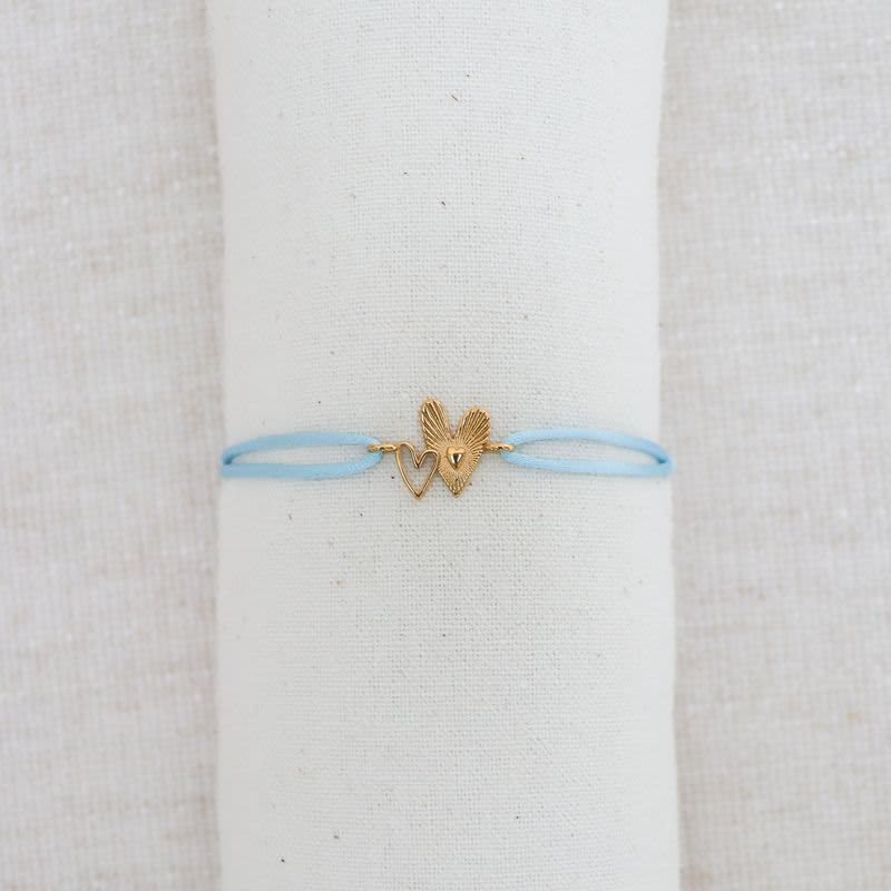 Two hearts bracelet