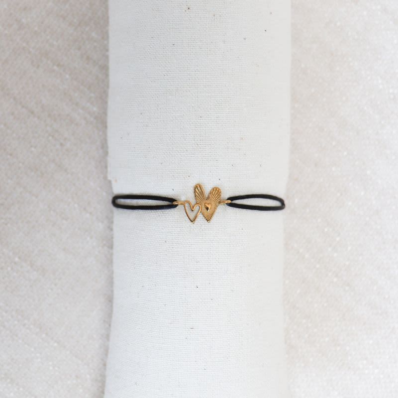 Two hearts bracelet