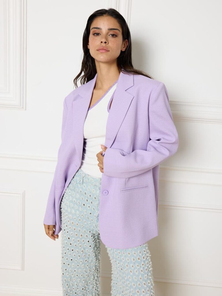 Oversized blazer BODI - Lilac