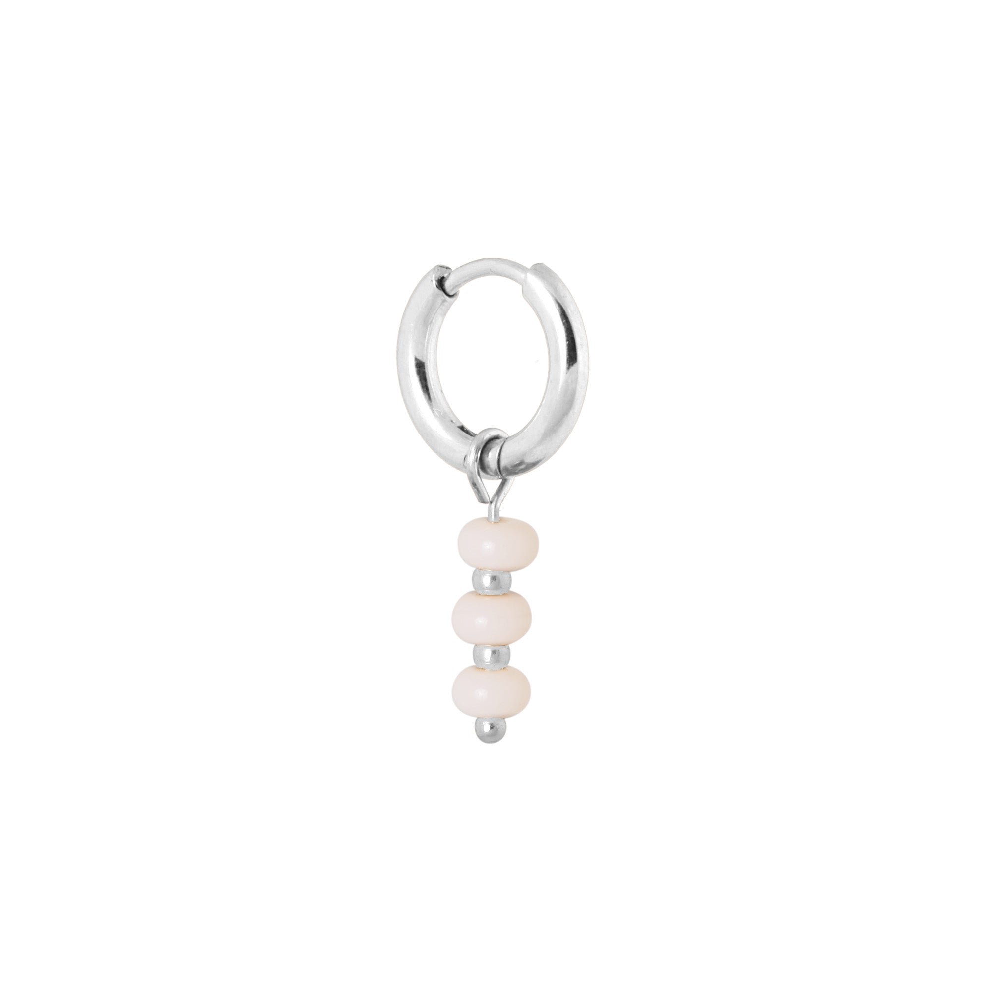 Coconut glow hoop silver