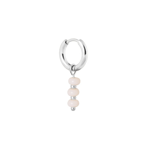 Coconut glow hoop silver