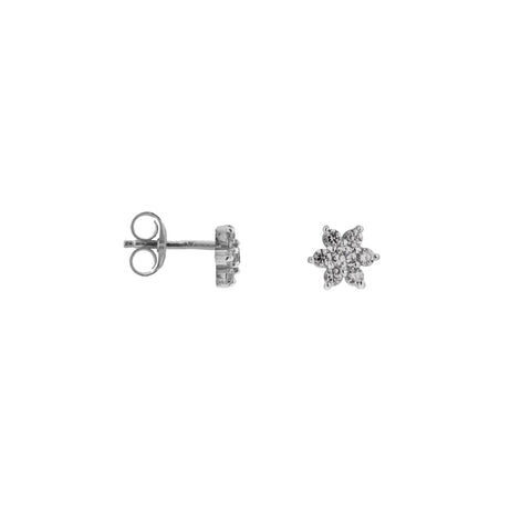 Shiny flower silver