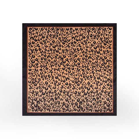 Scarf - Leopard - Black