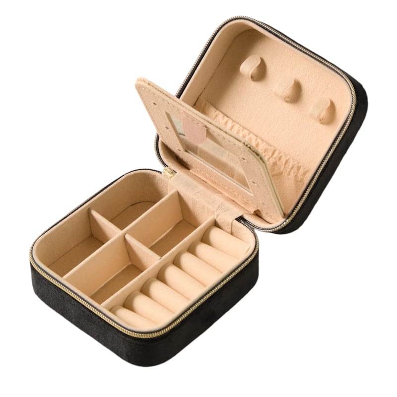 Jewellery Box - Velvet Black