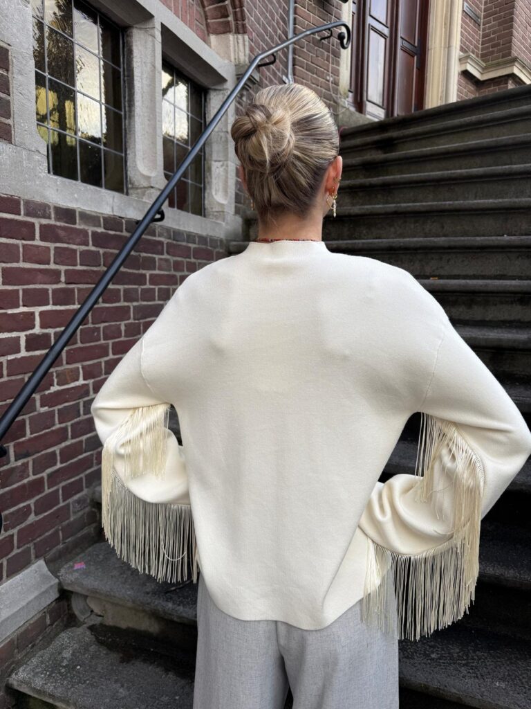 YASFRINGA LS O-NECK KNIT PULLOVER S. - Birch