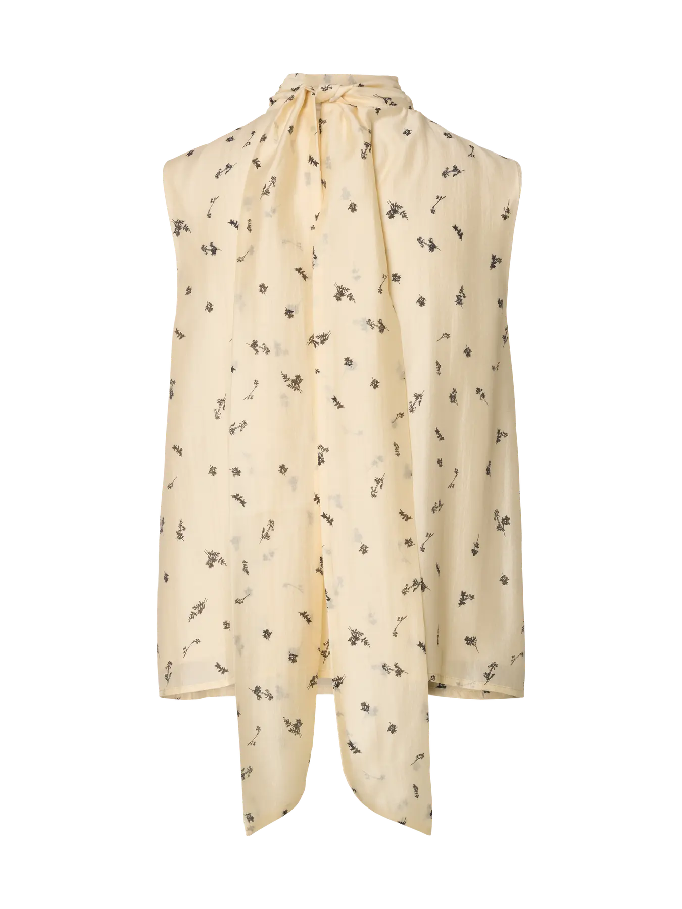Slfiris tie top b - angora aop