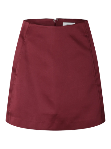 Slwathena mw short skirt - tawny port