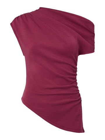 Yaspalimi off shoulder top - rhododendron
