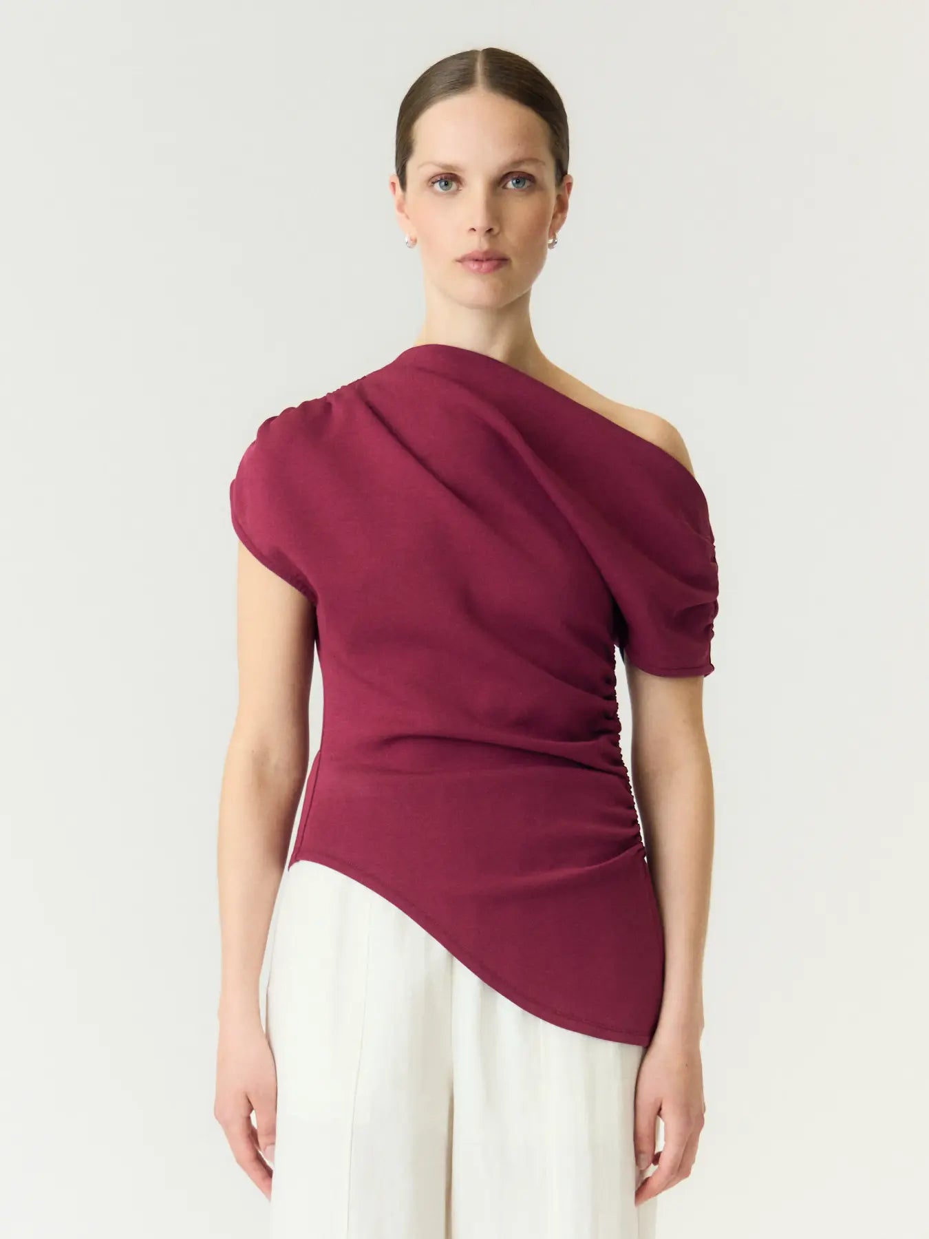 Yaspalimi off shoulder top - rhododendron